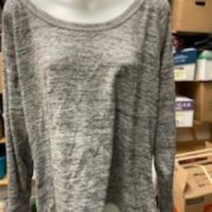Athleta Grey Long Sleeve Shirt